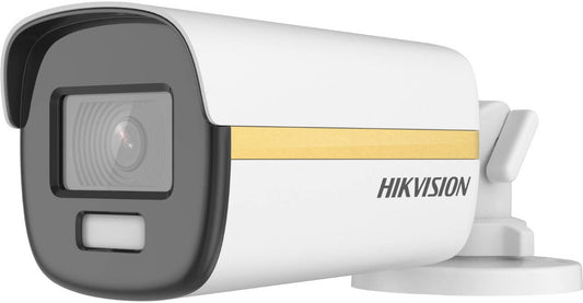 Hikvision 3k Colorvu Audio Fixed Mini Bullet Camera DS-2CE10KF0T-PFS White 2.8mm